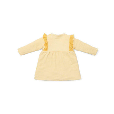 Little Dutch Kleedje met lange mouwen Little Farm geel