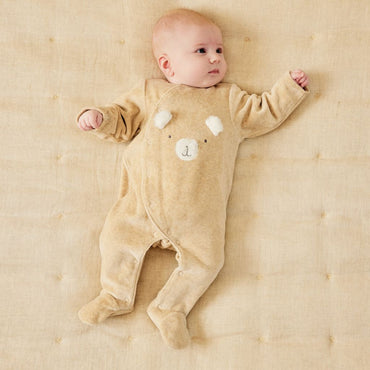 Noukie's Pyjama Orso Fluweel Beige