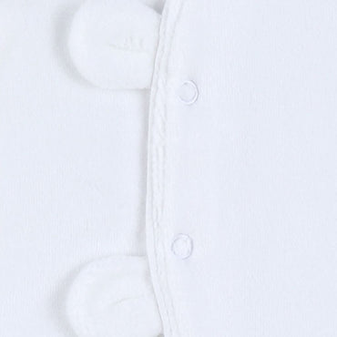 Noukie's Pyjama Fluweel Wit