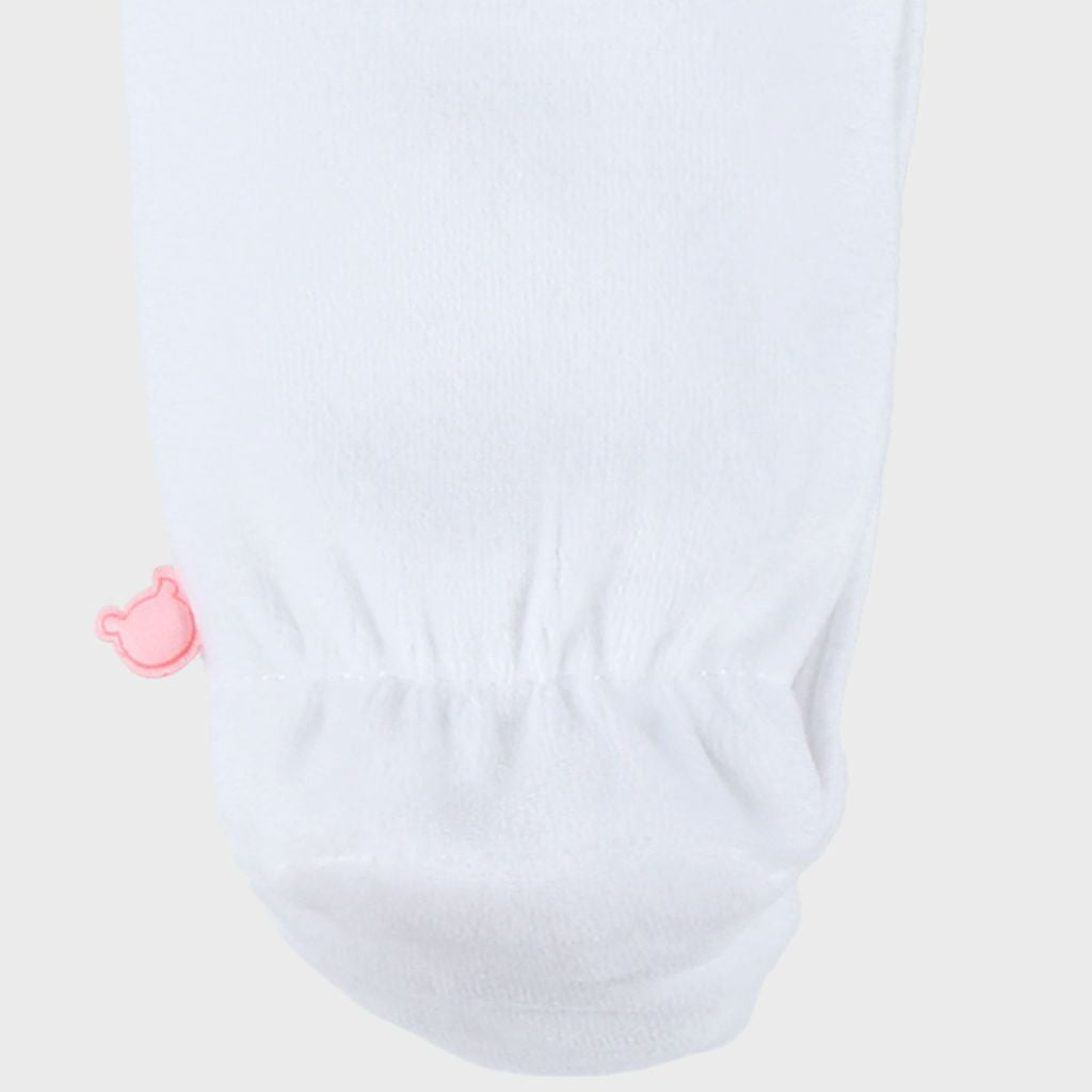 Noukie's Pyjama Fluweel Wit