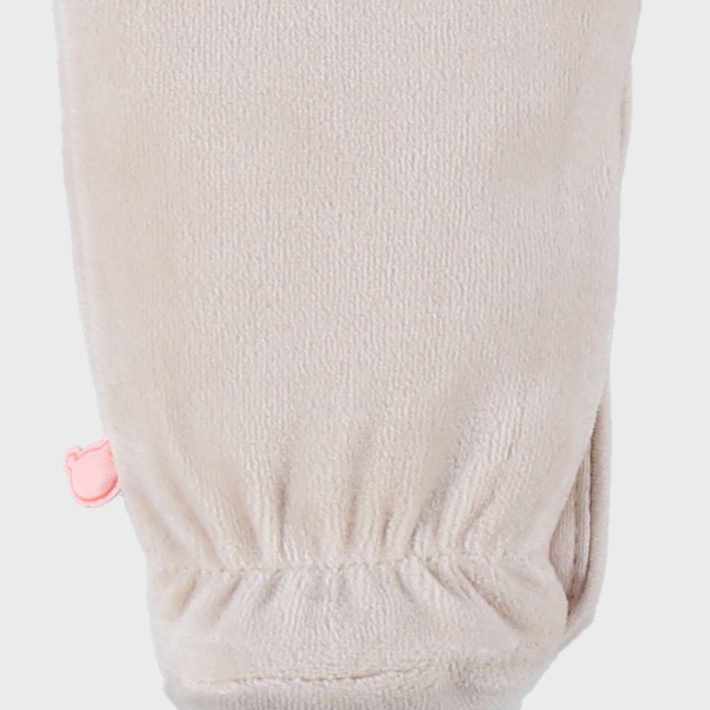 Noukie's Pyjama Fluwelen beige