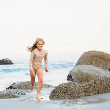 SwimEssentials UV-Zwemshirt Roamer Bruin Meisjes