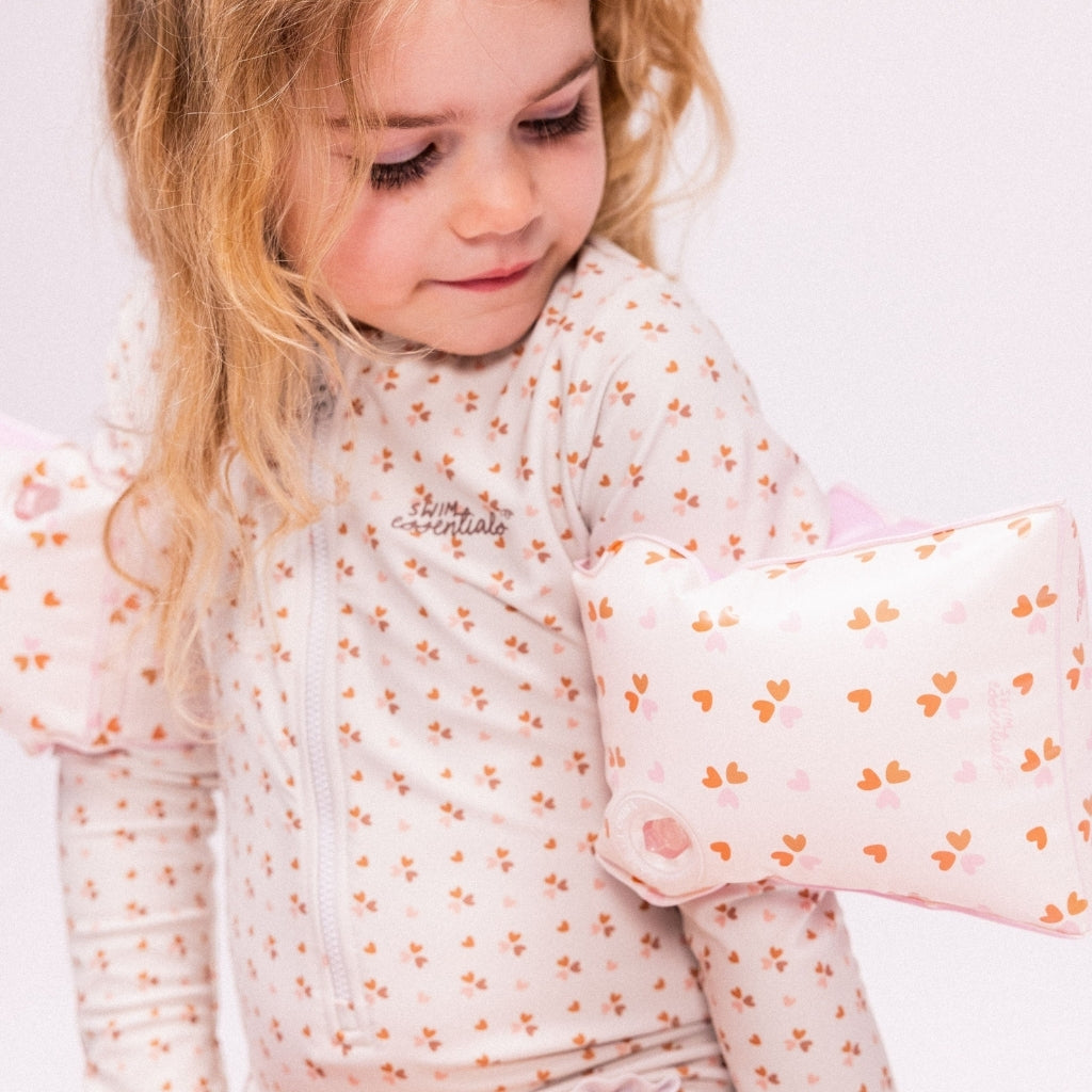 SwimEssentials Brassards Cozy Hearts - 2 pièces