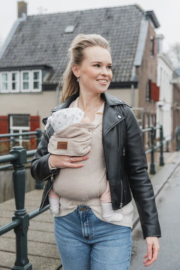 ByKay Combidrager Click Carrier Classic Pro Mocca Muslin