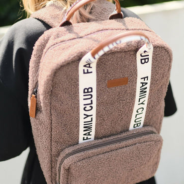 Childhome Sac à dos à langer Family Club Teddy Brun