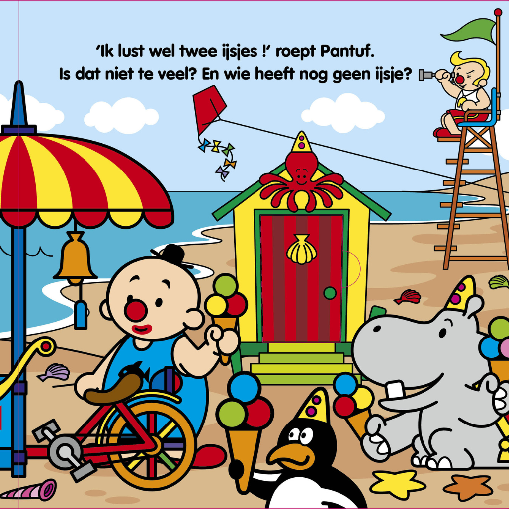 Bumba Livre en carton avec volets - Une nouvelle dent Bumba NL