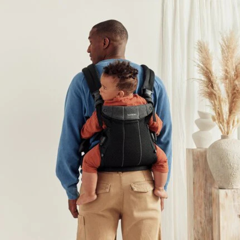 BabyBjörn Porte-bébé combiné Harmony 3D-mesh noir