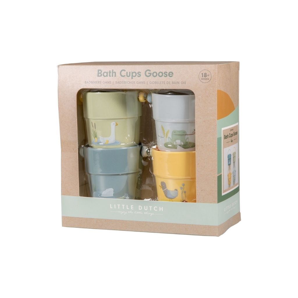 Little Dutch Gobelet de bain Little Goose - 4 pièces