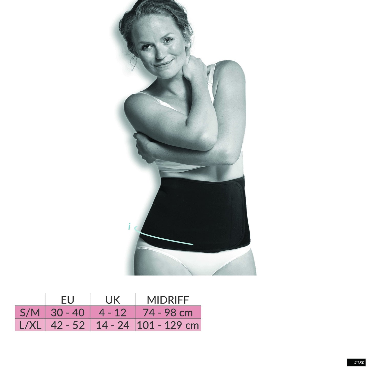 Carriwell Ceinture de maintien ventrale postnatale S/M