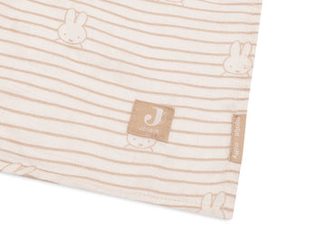 Jollein Essuie tetra XL Miffy Stripe Biscuit - 2 pièces