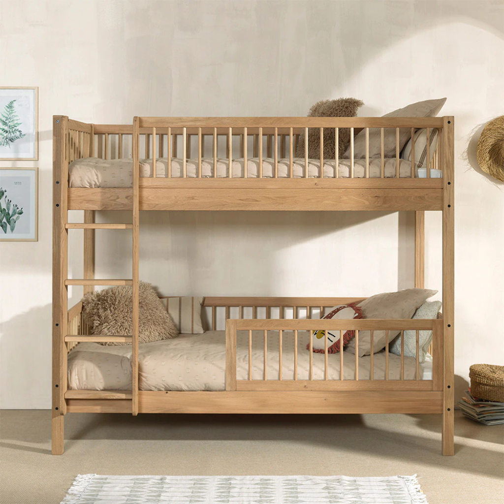Jaxx Bedafsluiting ronde spijlen Forrest Eik