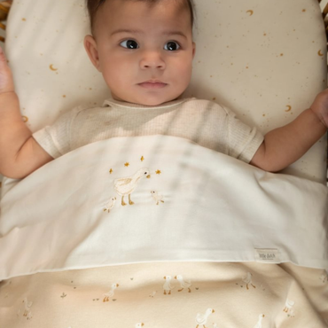 Little Dutch Deken voor bed Little Goose beige 110 x 140 cm