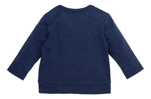 B*E*S*S T-shirt à longues manches Wonderfully made* bleu