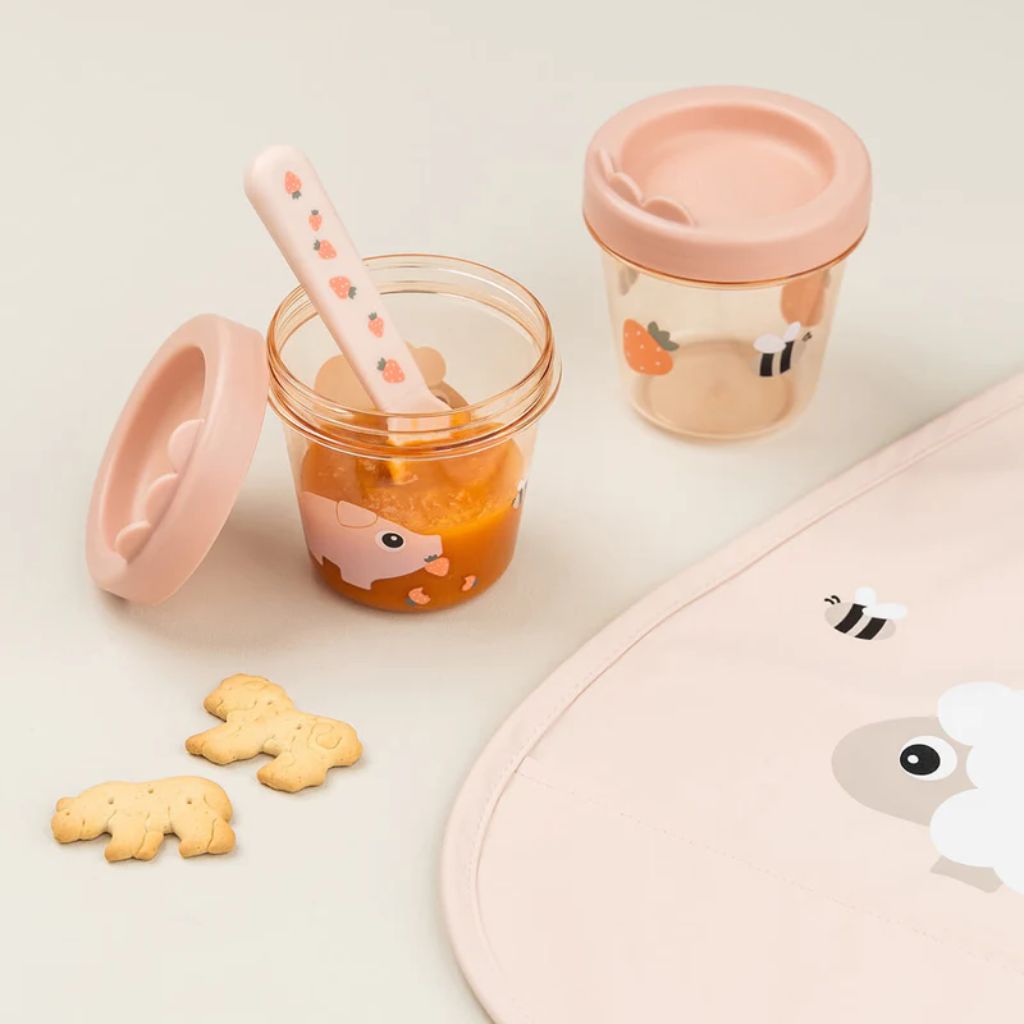 Done by Deer Bewaarpotje Tiny Farm Powder - 2 stuks