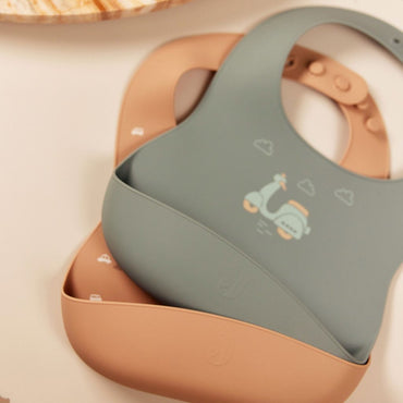 Jollein Slabbetje On The Go - 2 stuks