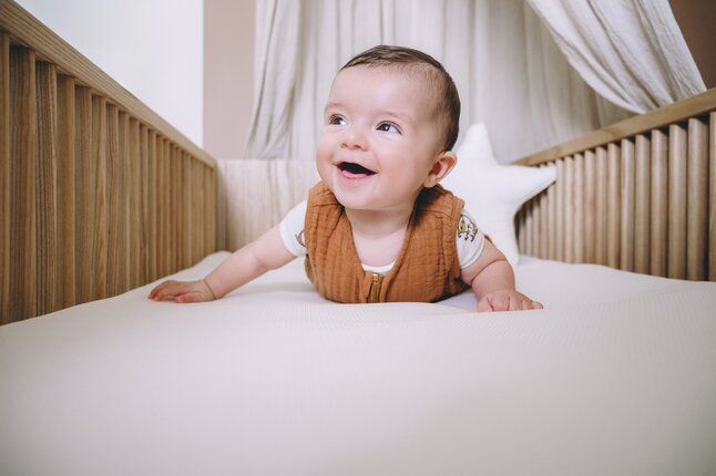 ZZZOO Matelas pour lit de bébé Koala avec surmatelas Airgosafe Lg 60 x L 120 cm