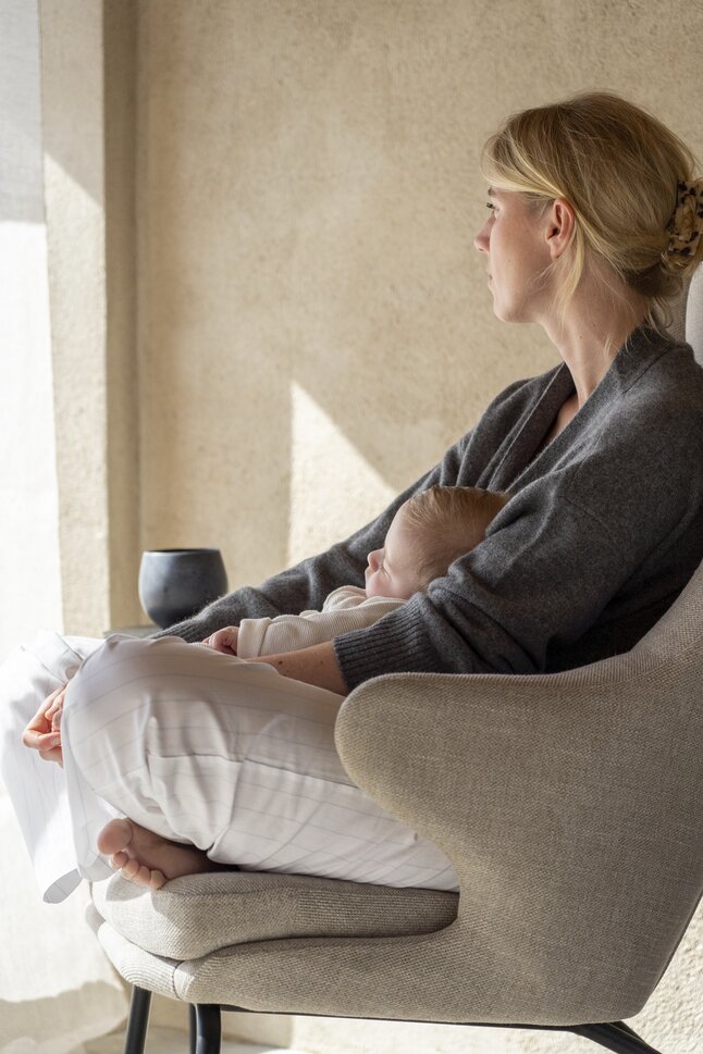 Quax Fauteuil à bascule De Luxe Clay