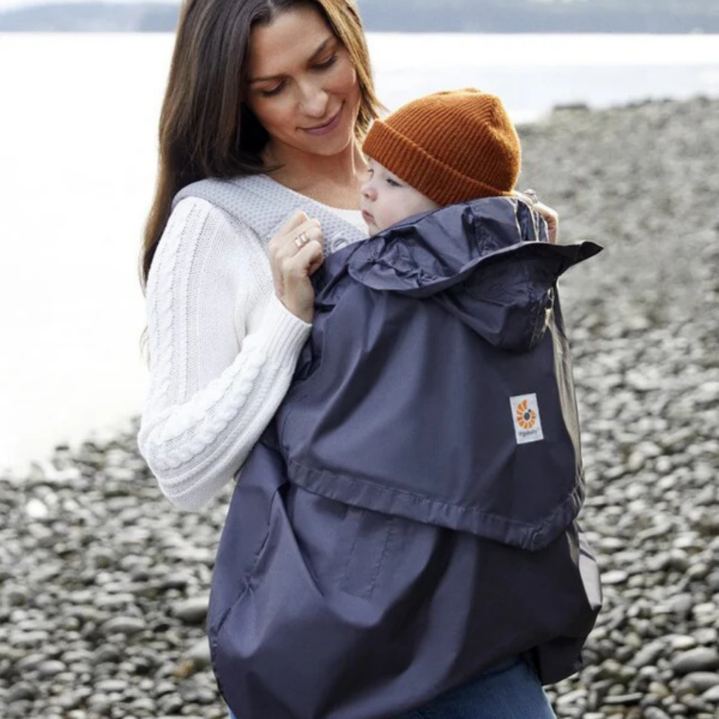 ERGObaby Cape de pluie Rain & Wind Carrier Cover Charcoal