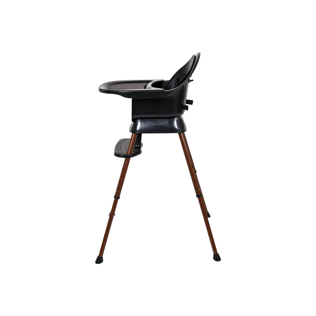 Quax Eetstoel evolutief Ultimo 3 Luxe Black/Walnut