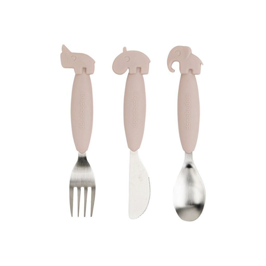 Done by Deer Vork, lepel en mes Friends Powder