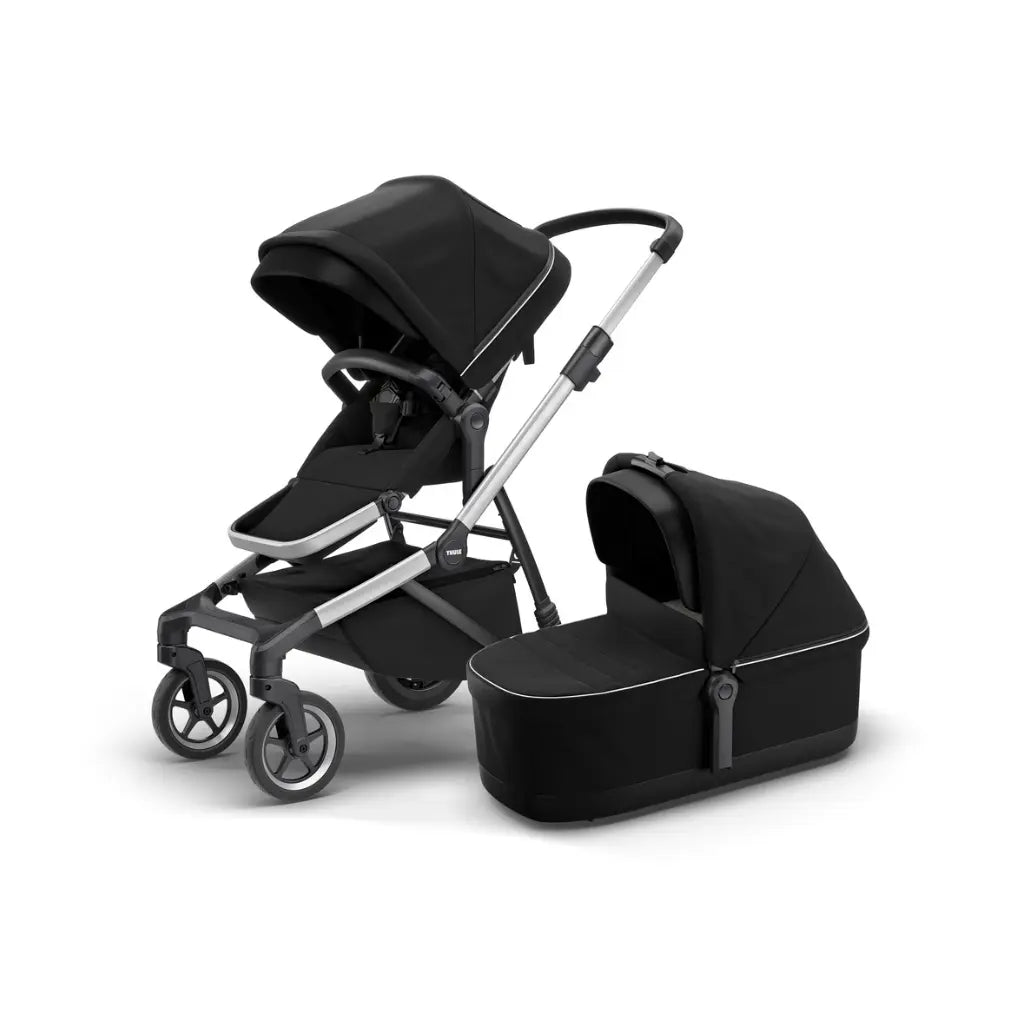 Thule Poussette Sleek + nacelle Midnight Black