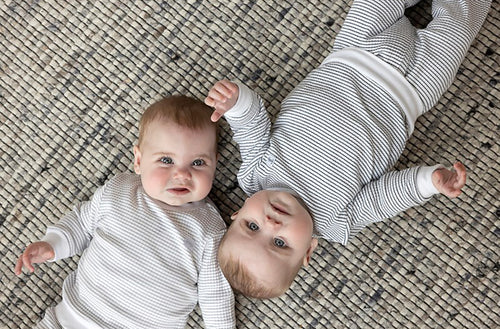 Feetje Pyjama Wafel gris