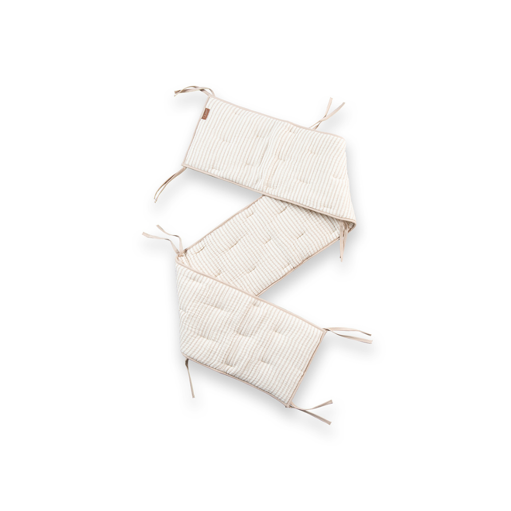 bed/park omtrek musin 172x26cm NATURAL STRIPES