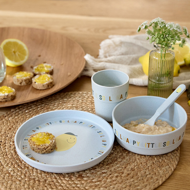 Lässig 4-delige eetset Happy Fruits Lemon
