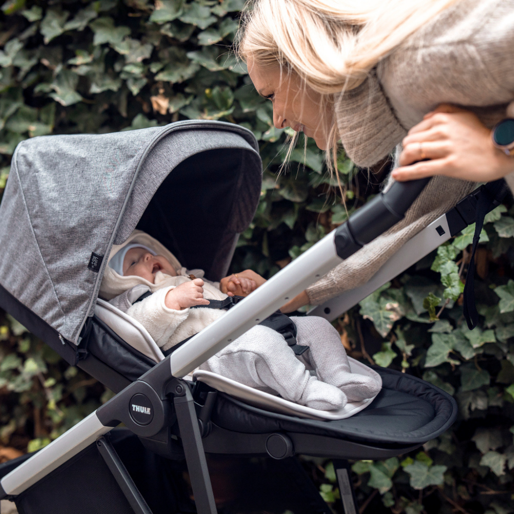 Thule Newborn inlay voor kinderwagen Soft Grey