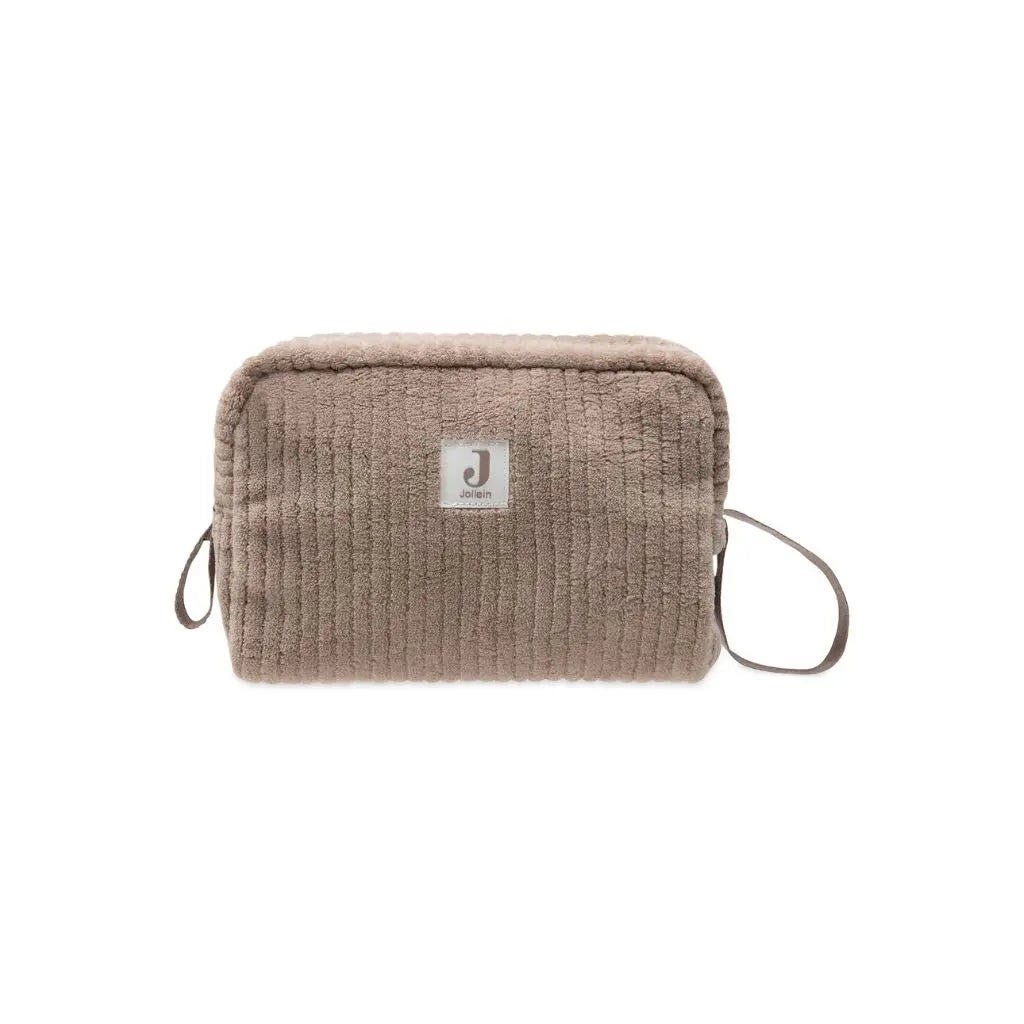 Jollein Trousse de toilette Cloudy Rib Milky Coffee