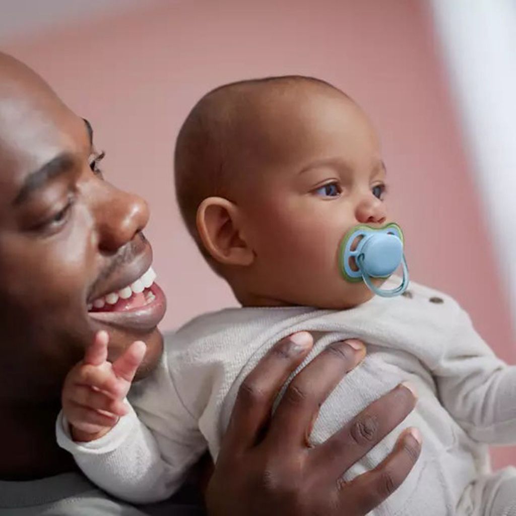 Philips AVENT Fopspeen 0 - 6 maanden Ultra Air pistache, blauw - 2 stuks