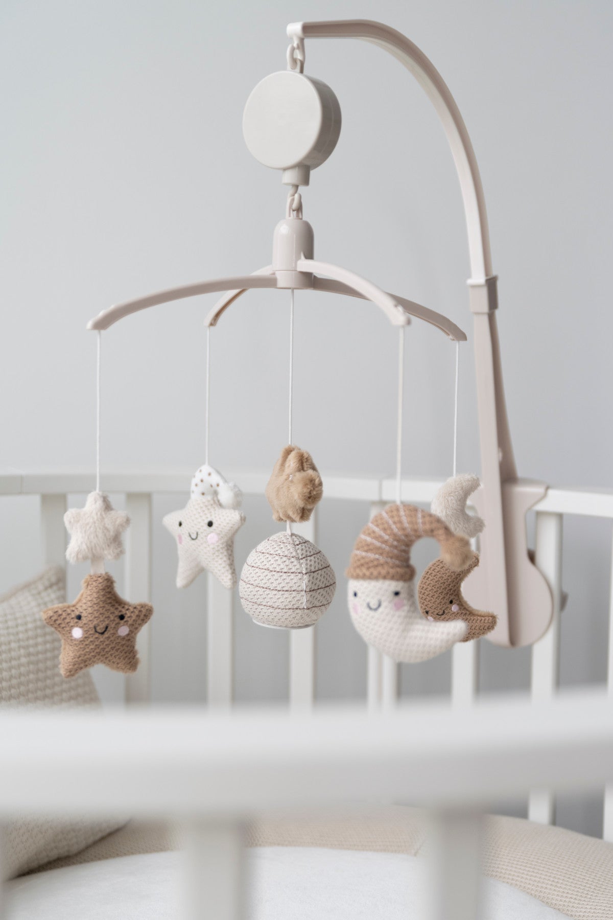 Baby's Only Mobile musical Heaven Clay-Warm Linen