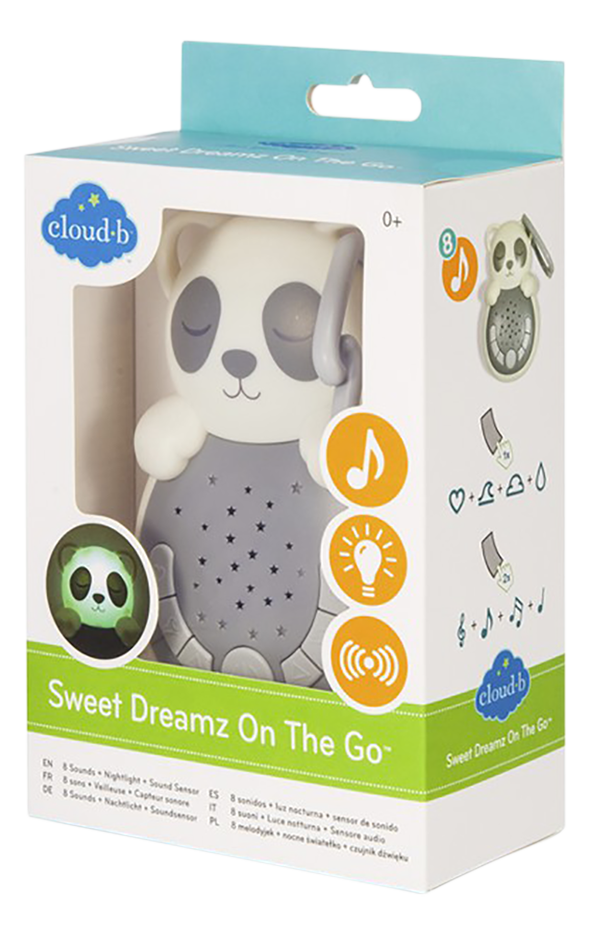 Cloud-B Veilleuse musicale Sweet Dreamz On the Go™ Chouette Gray