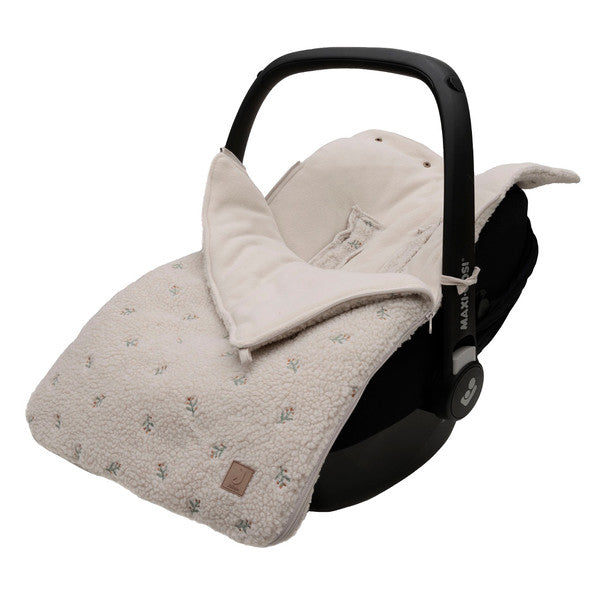 Jollein Chancelière pour siège-auto portable Groupe 0+ Lovely Teddy beige
