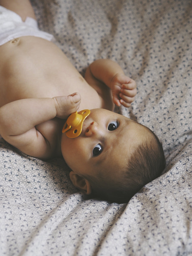 Filibabba Fopspeen 0 - 6 maanden Golden Mustard - 2 stuks