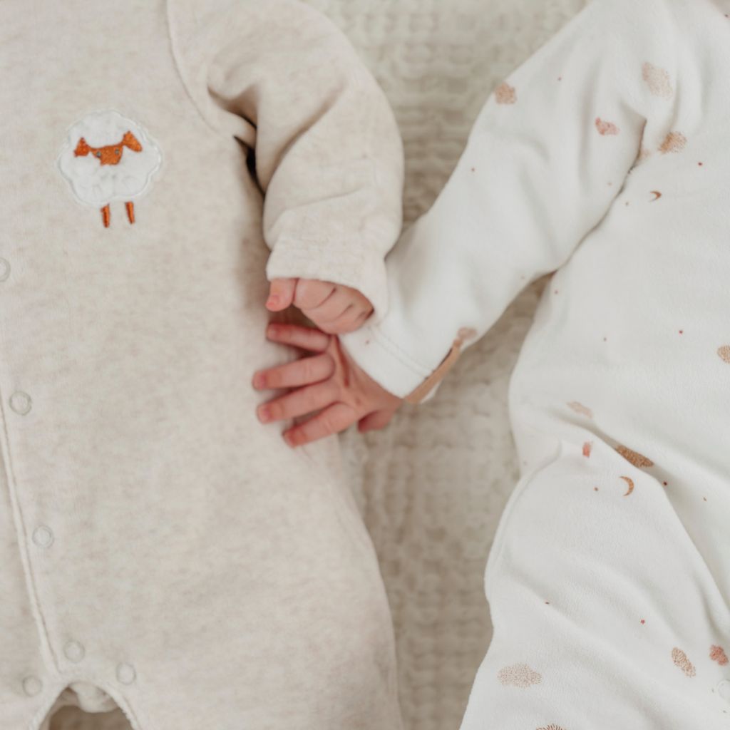 Noukie's Set de 2 pyjamas en velours Fluffy unisexe