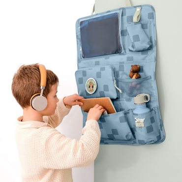 Lässig Opbergtas Car Wrap-to-go Pattern Party blauw