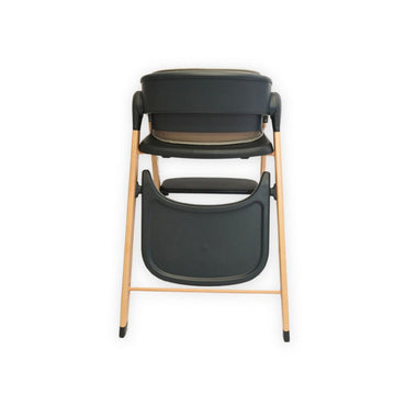 Bo Jungle Chaise haute évolutive Grow With Me Shady Grey