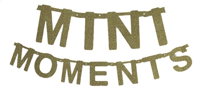 Minimou Letterslinger Mini moments goud glitter