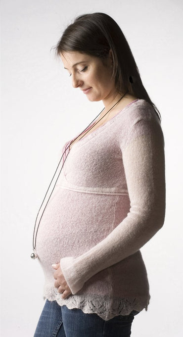 Bola Grelot de grossesse pied argenté