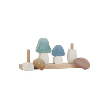 Little Dutch Houten stapelblokken Forest Friends Paddenstoelen