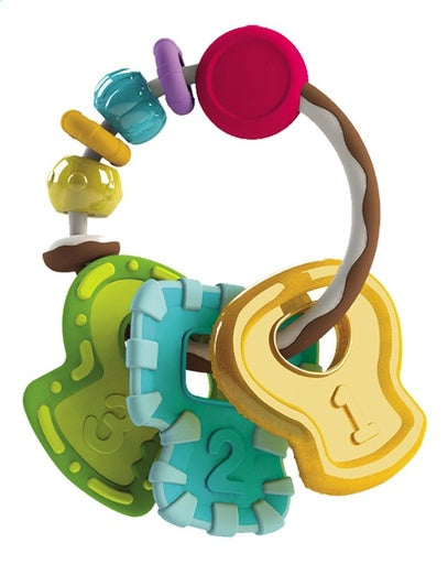 Infantino Bijtspeeltje Go Gaga Slide & Chew Keys Coloured