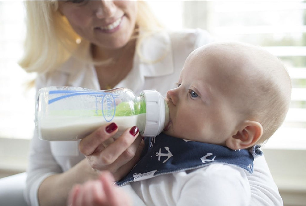 Dr. Brown's Biberon en verre Options+ à col large transparent 270 ml