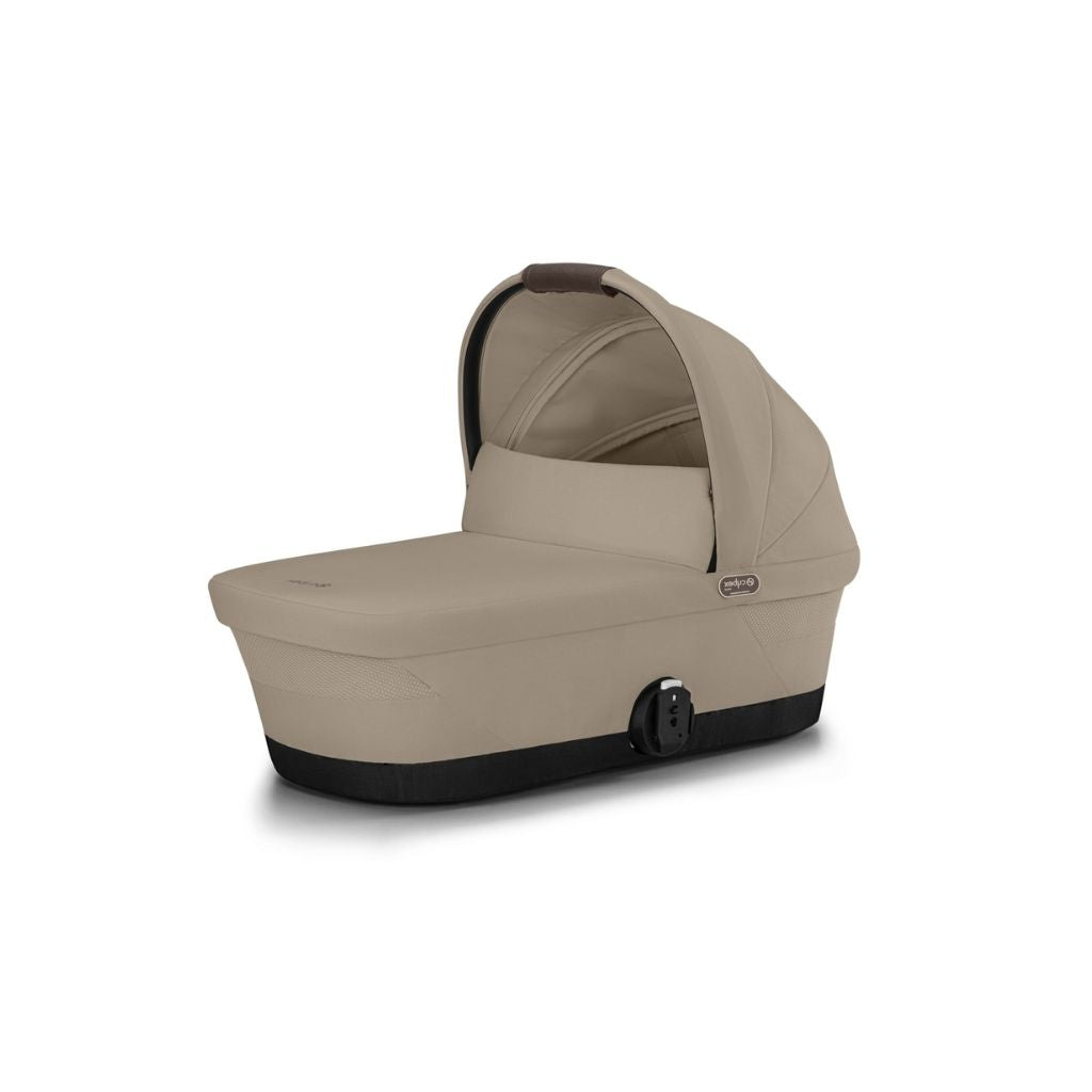 Cybex Poussette Gazelle S Taupe + nacelle + siège supplémentaire