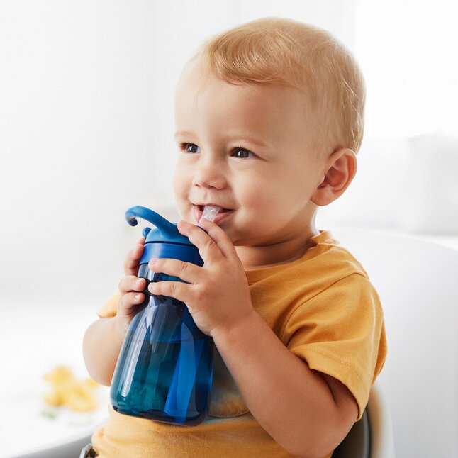 OXO Tot Drinkfles met rietje 350 ml Navy