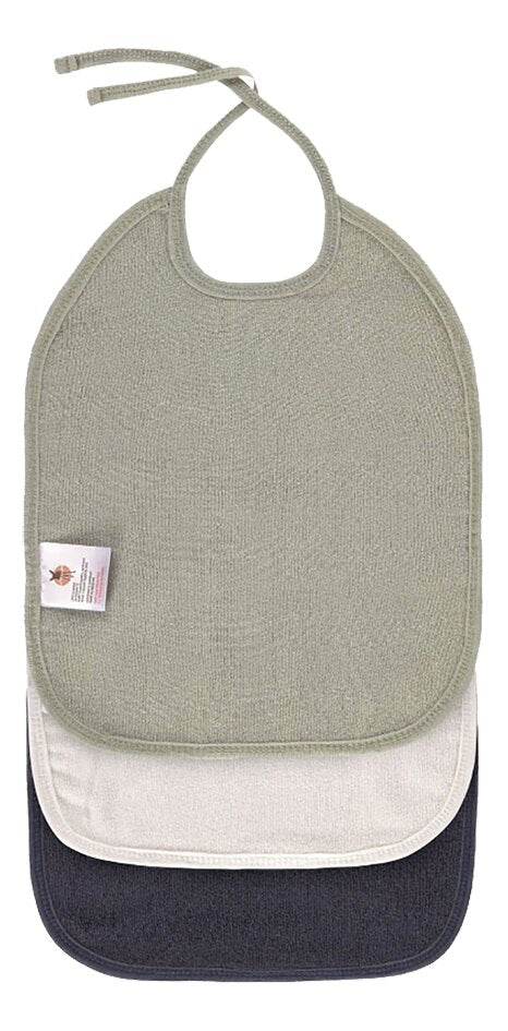 Lässig Bavoir Muslin/Terry medium Milky - 3 pièces