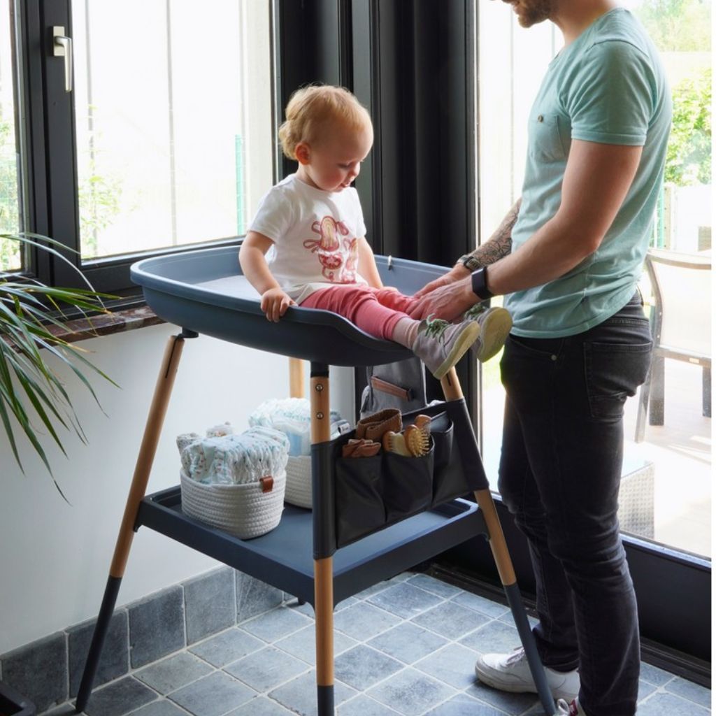 Bo Jungle Table à langer Balneo Shady Grey