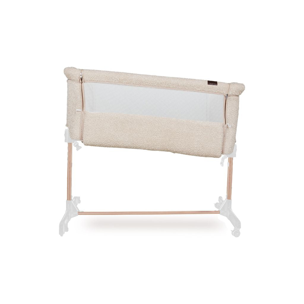 Quax Co-sleeper Side-by-Side Sheep hout incl matras 50x84cm afnb bekleding