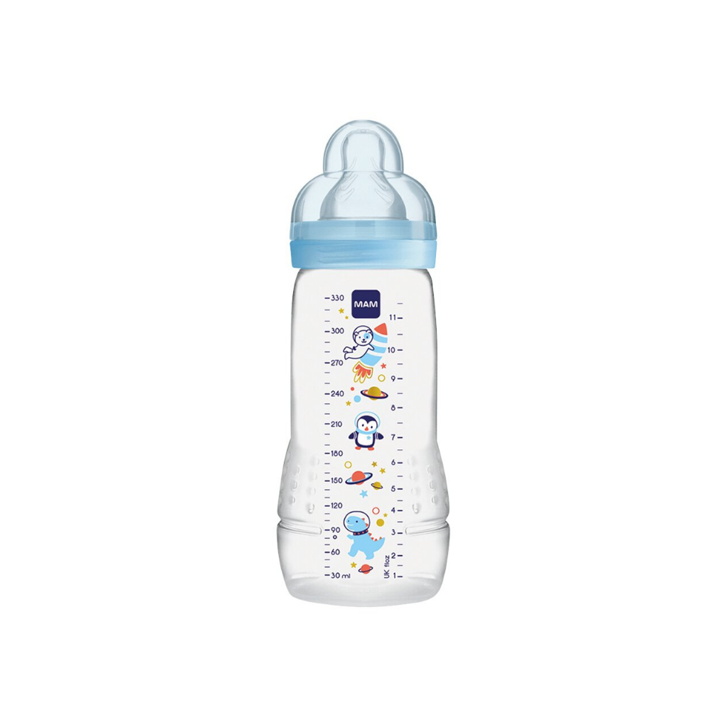 MAM Biberon Easy Active Space Adventure bleu 330 ml