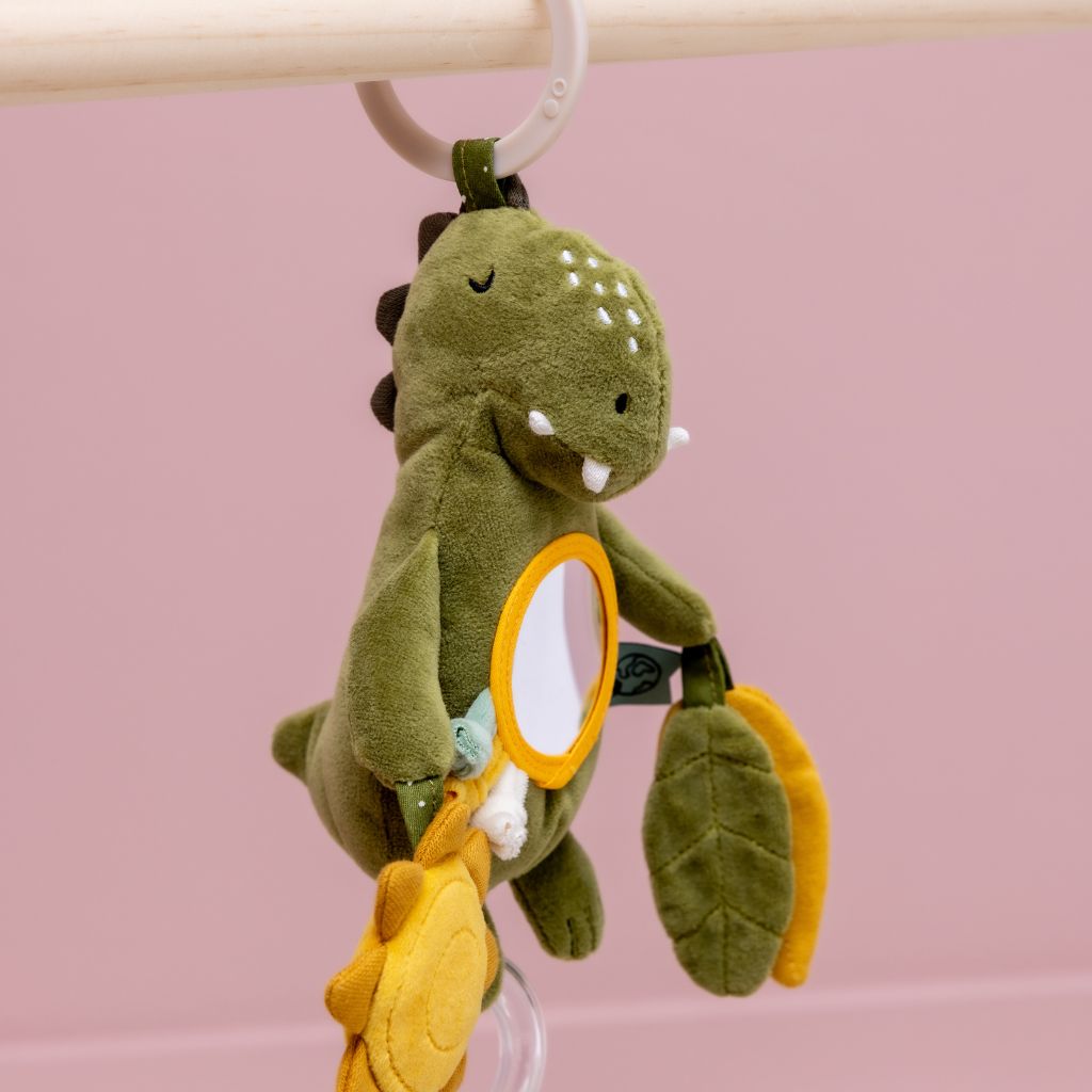 Trixie Baby Hangend activiteitenspeeltje Mr. Dino groen